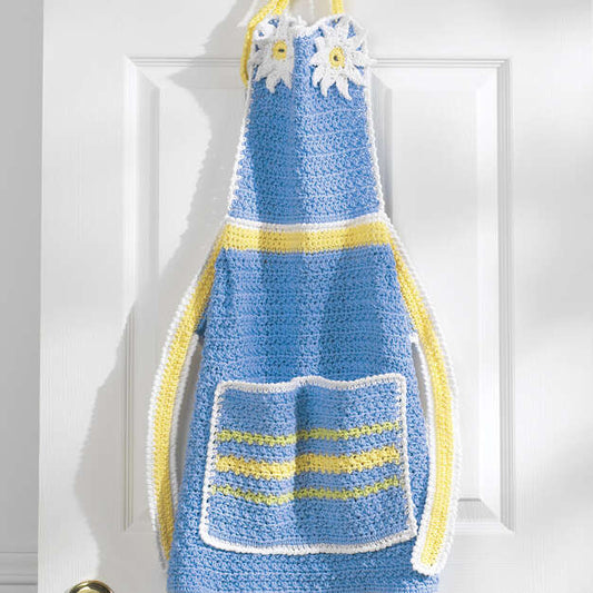 Crochet Apron made in Lily The Original Yarn