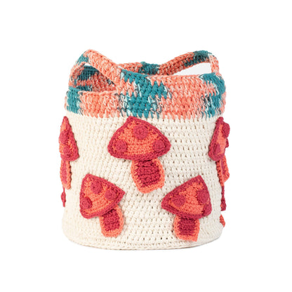 Lily Toadstool Treasure Crochet Basket Crochet Basket made in Lily The Original Yarn