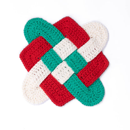 Lily Sugar'n Cream Sailor's Knot Dishcloth Christmas