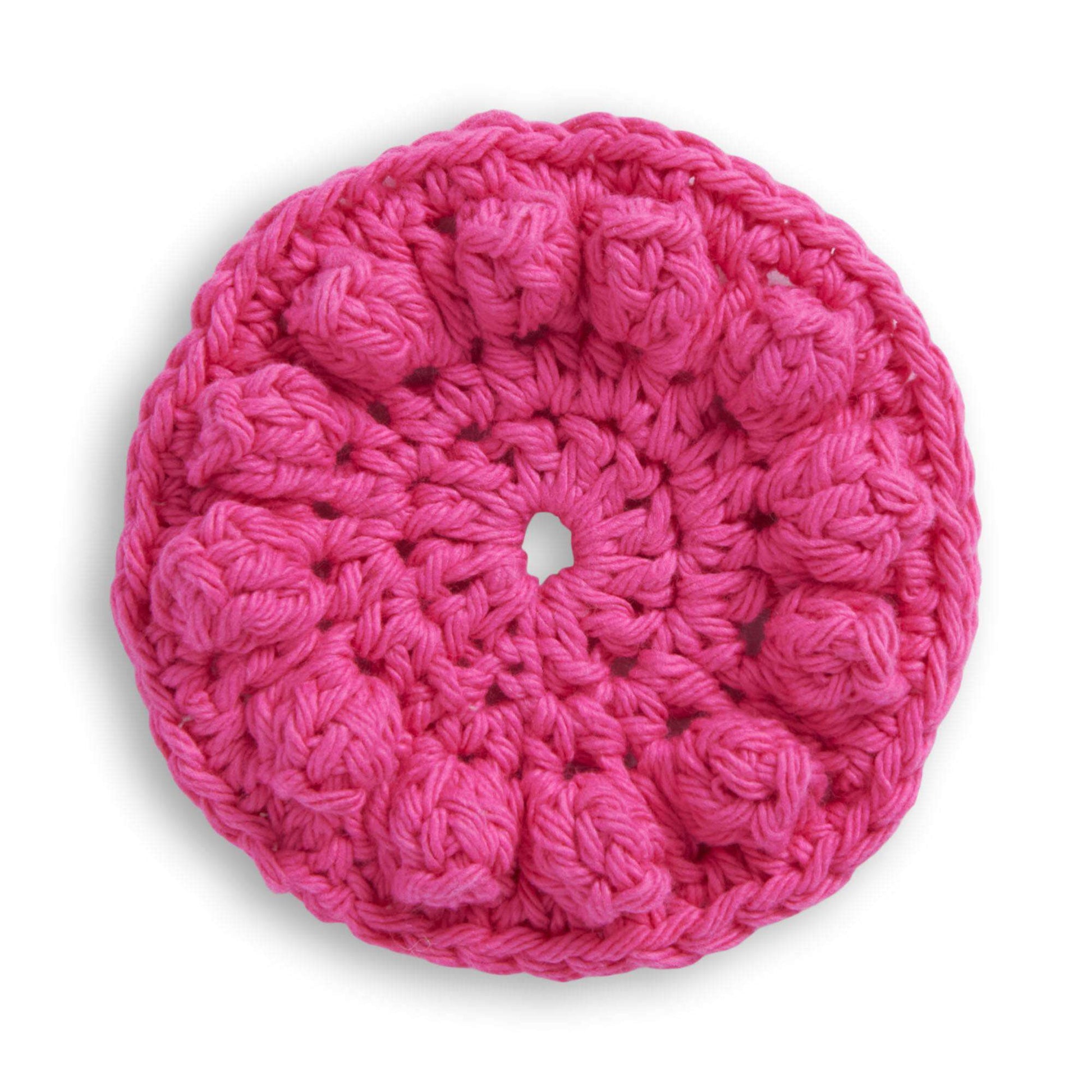 Free Lily Face Crochet Scrubbies Pattern