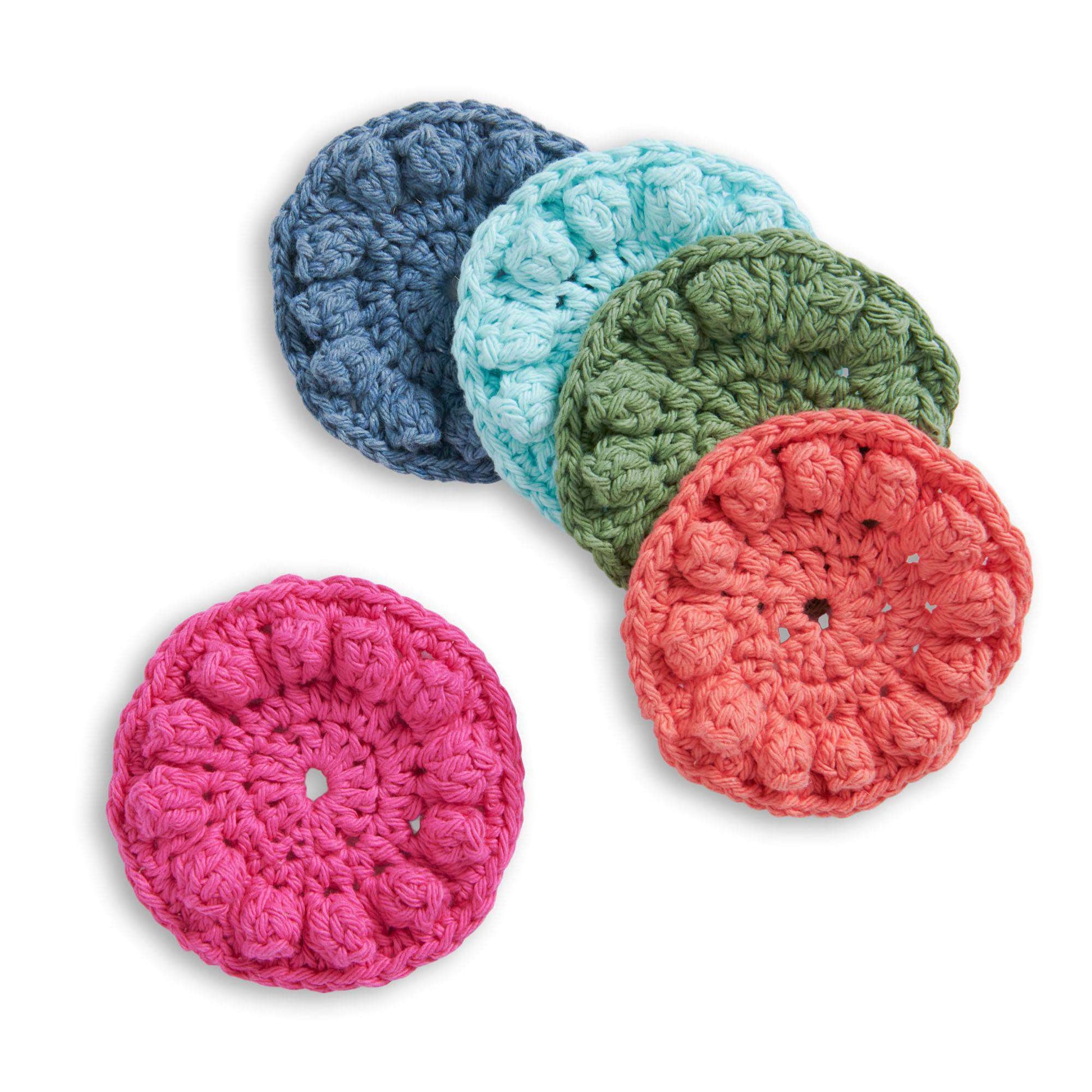 Free Lily Face Crochet Scrubbies Pattern