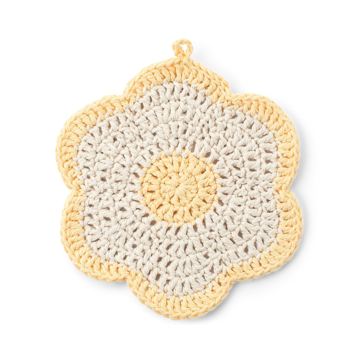 Crochet Dishcloth made in Lily The Original Yarn