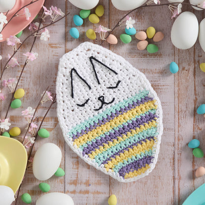 Lily Crochet Egg-cellent Bunny Dishcloth Lily Crochet Egg-cellent Bunny Dishcloth