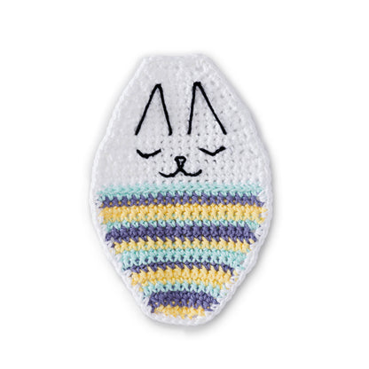 Lily Crochet Egg-cellent Bunny Dishcloth Lily Crochet Egg-cellent Bunny Dishcloth