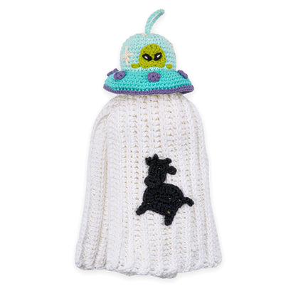 Lily Beam Me Up Crochet Tea Towel and Topper Lily Beam Me Up Crochet Tea Towel and Topper