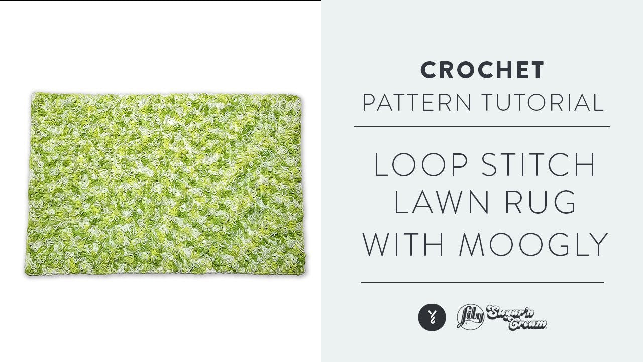 Lily Loop Stitch Lawn Rug By Moogly Crochet