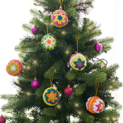 Lily Colorful Crochet Ornaments All Variants