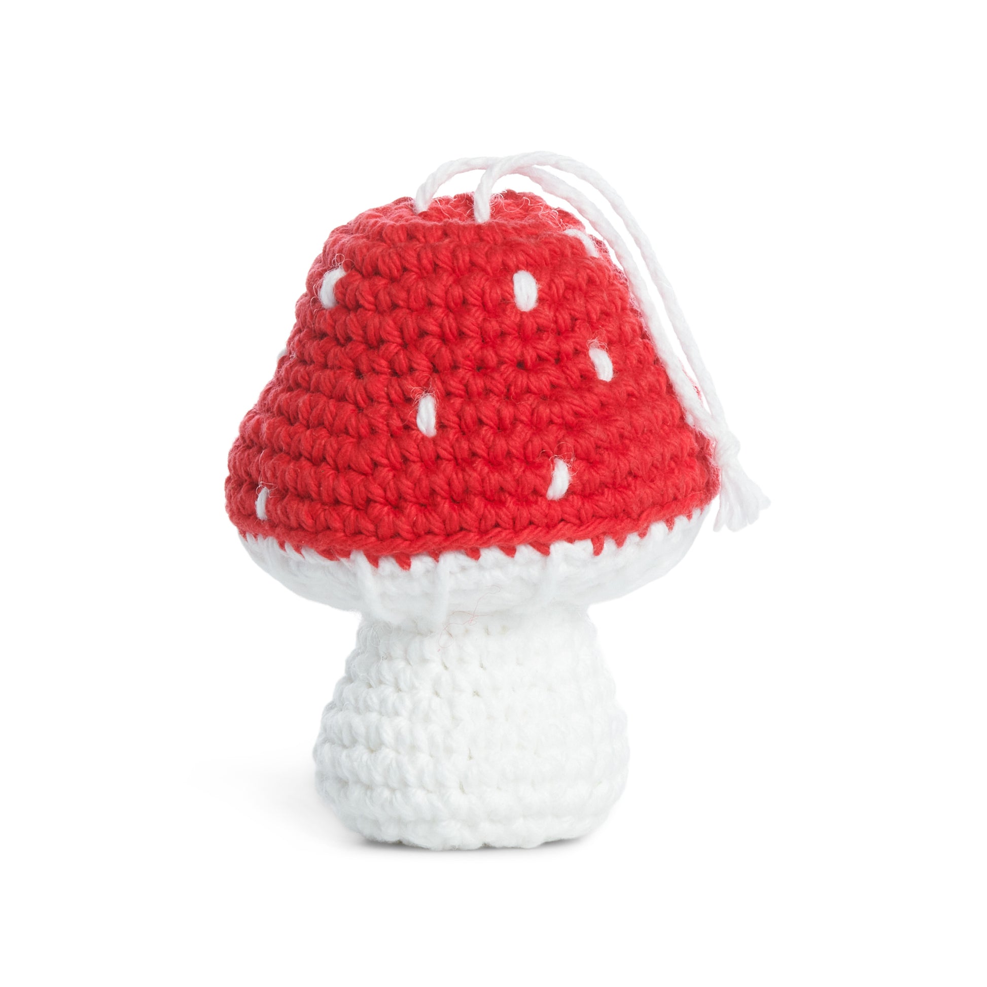 Free Lily Fun Little Guys Crochet Mushroom Ornaments Pattern