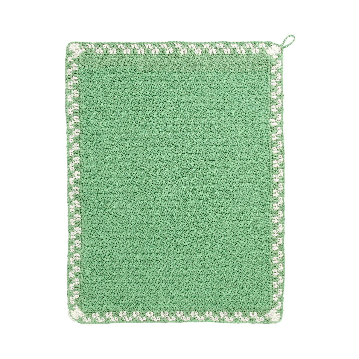 Crochet Kitchen Towel made in Lily The Original Yarn