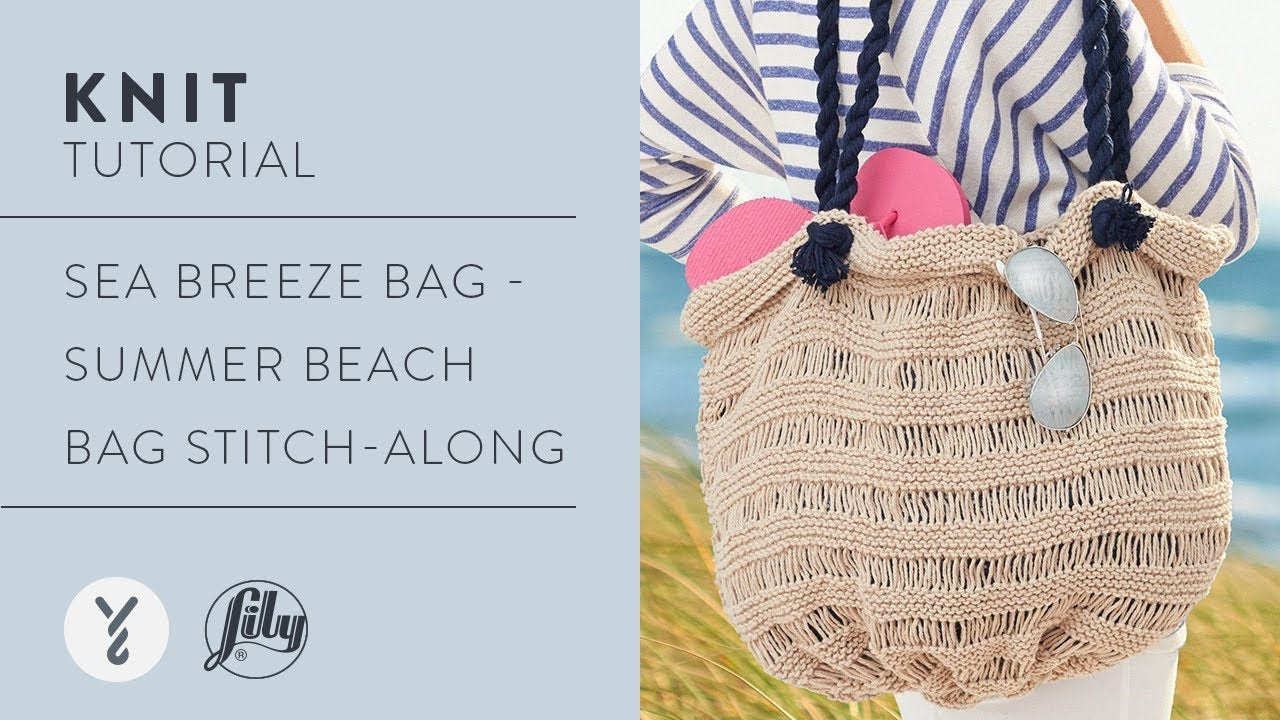 Lily Sugar'n Cream Sea Breeze Bag Knit