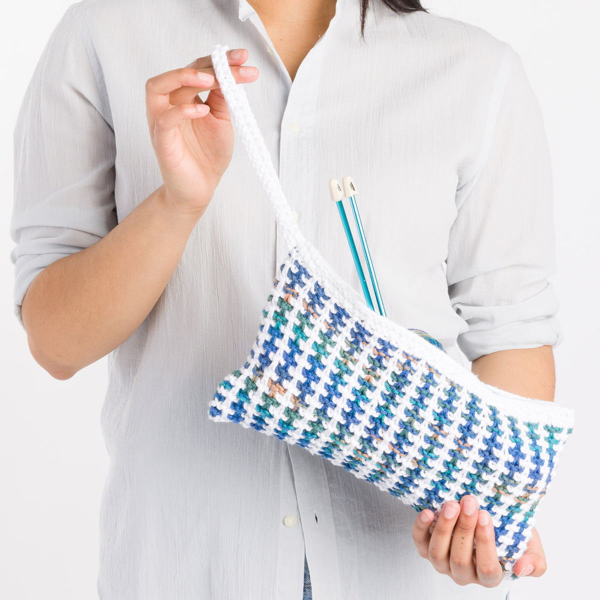 Knit Bag made in Lily The Original Yarn