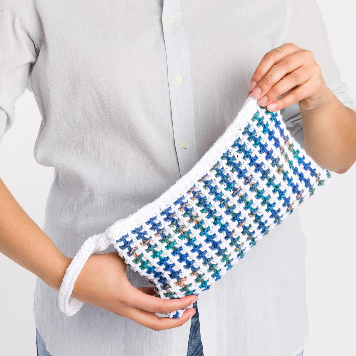 Knit Bag made in Lily The Original Yarn