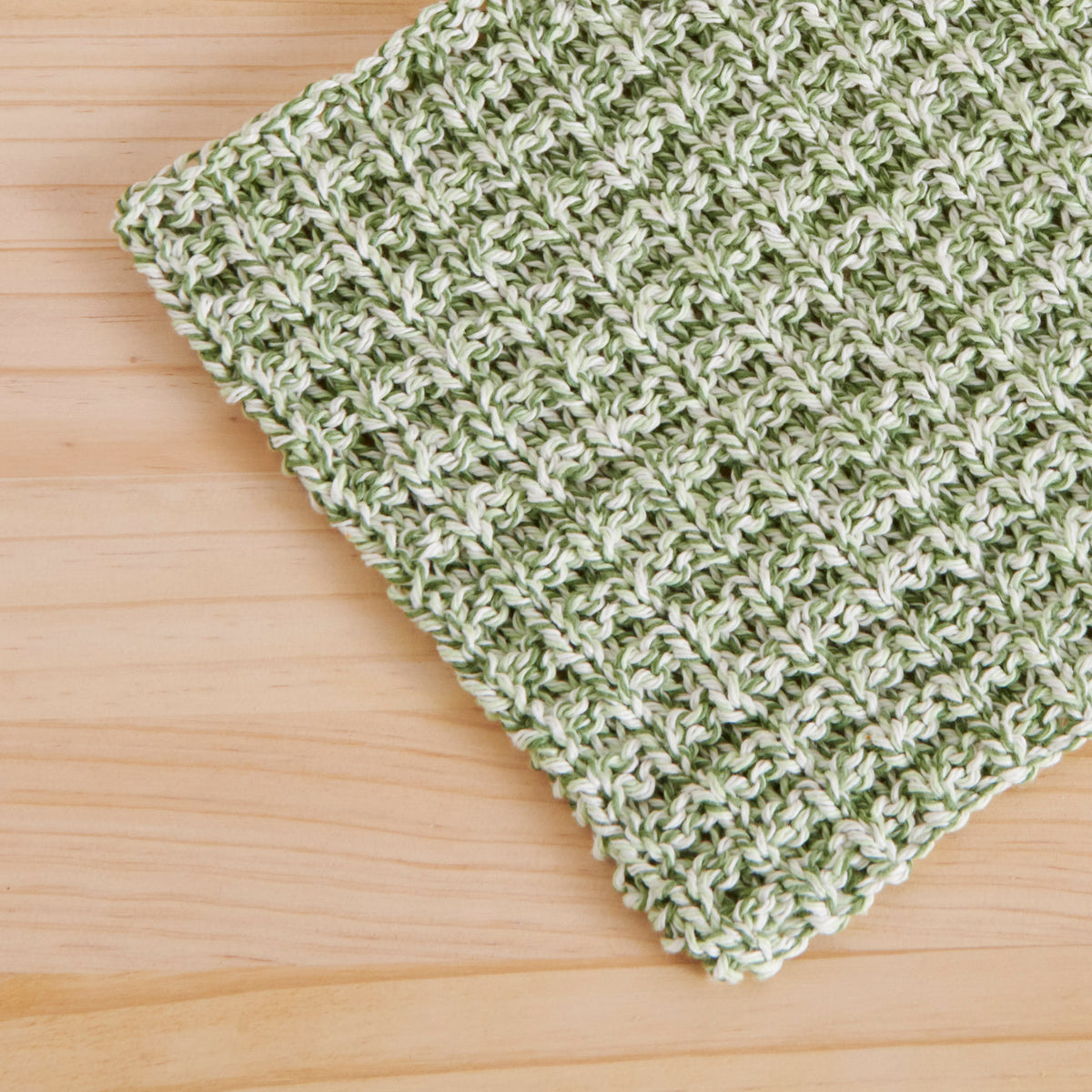 Knit Dishcloth made in Lily The Original Yarn
