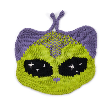 Lily Purr-anormal Activity Alien Cat Knit Dishcloth Lily Purr-anormal Activity Alien Cat Knit Dishcloth