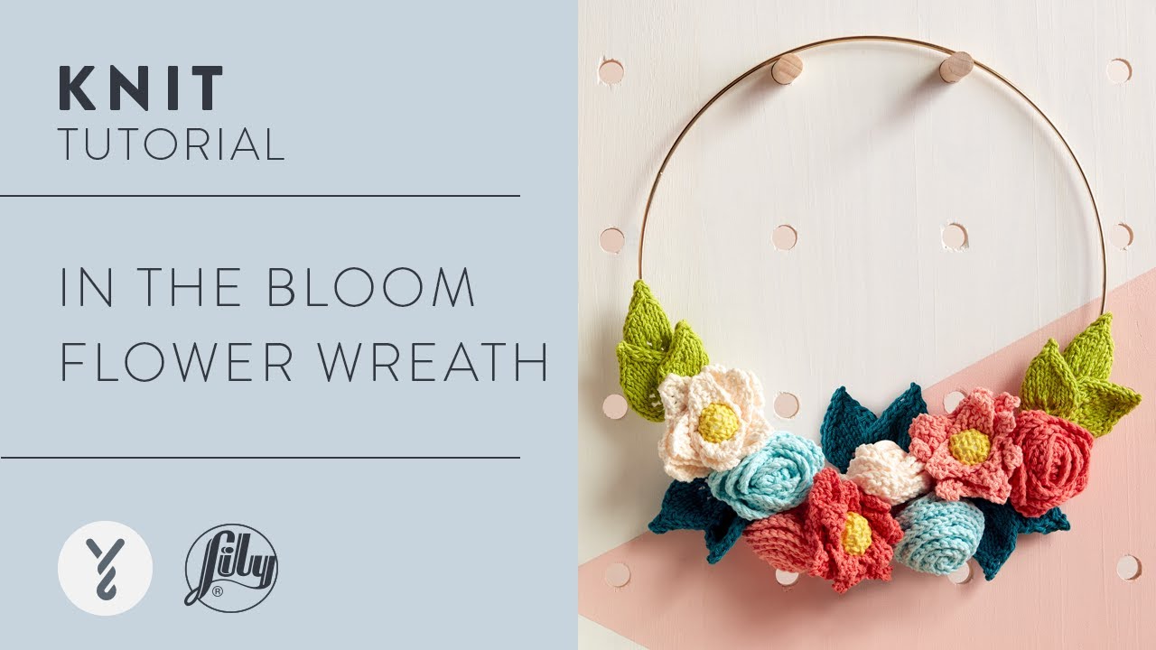 Lily Sugar'n Cream In Bloom Knit Wreath