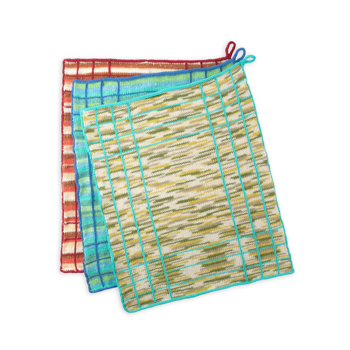 Knit Kitchen Towel made in Lily The Original Yarn