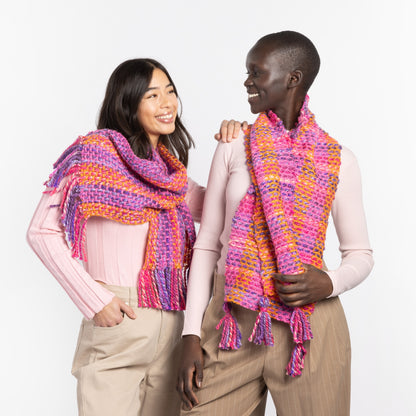 Bernat Quickweave Scarf Weaving Kit (140g/4.9oz) Citrus Twist