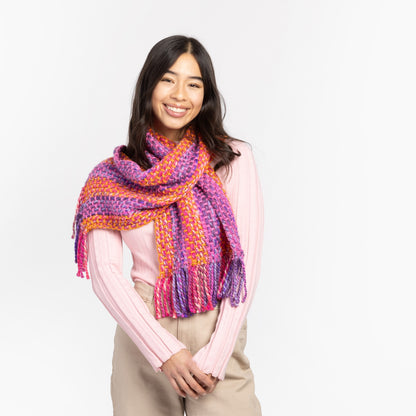 Bernat Quickweave Scarf Weaving Kit (140g/4.9oz) Citrus Twist