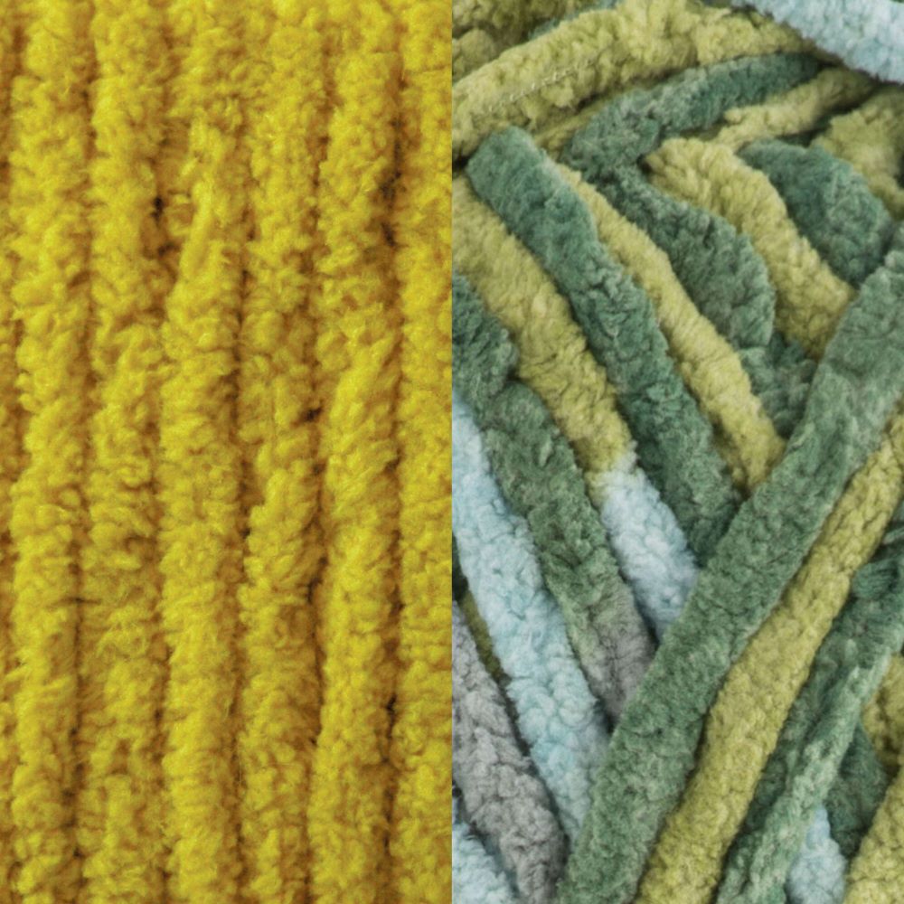 Bernat Blanket Yarn Crochet Value Pack with Canvas Bag - Clearance item