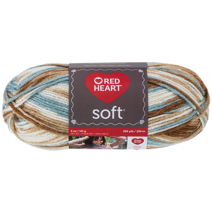 Red Heart Soft Yarn - Discontinued Shades Icy Pond