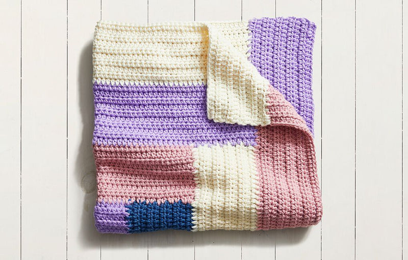 Good Housekeeping Stitch Club Crochet Log Cabin Blanket Tutorial