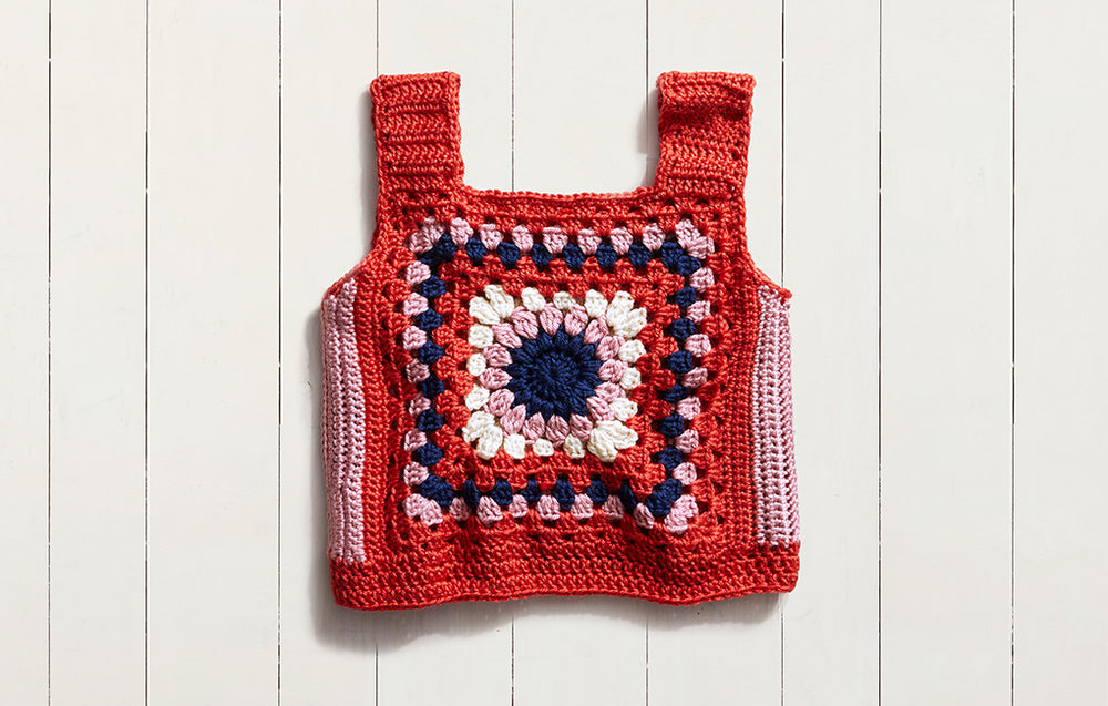 Good Housekeeping Stitch Club Retro Granny Crochet Top Tutorial