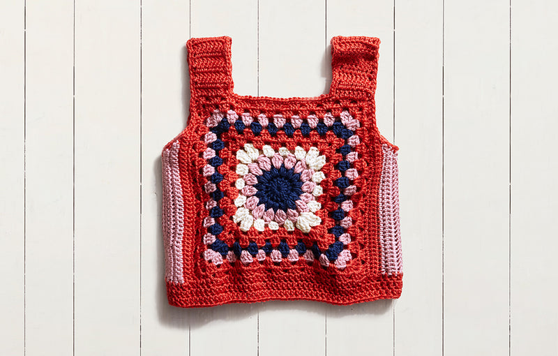 Good Housekeeping Stitch Club Retro Granny Crochet Top Tutorial