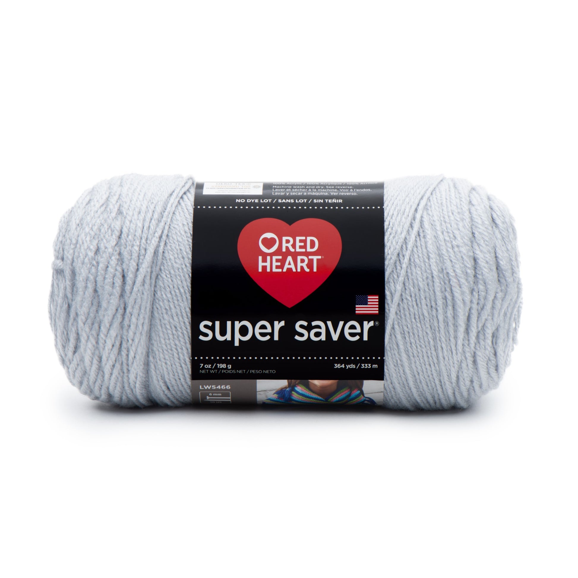 Red Heart Super Saver Yarn Light Gray