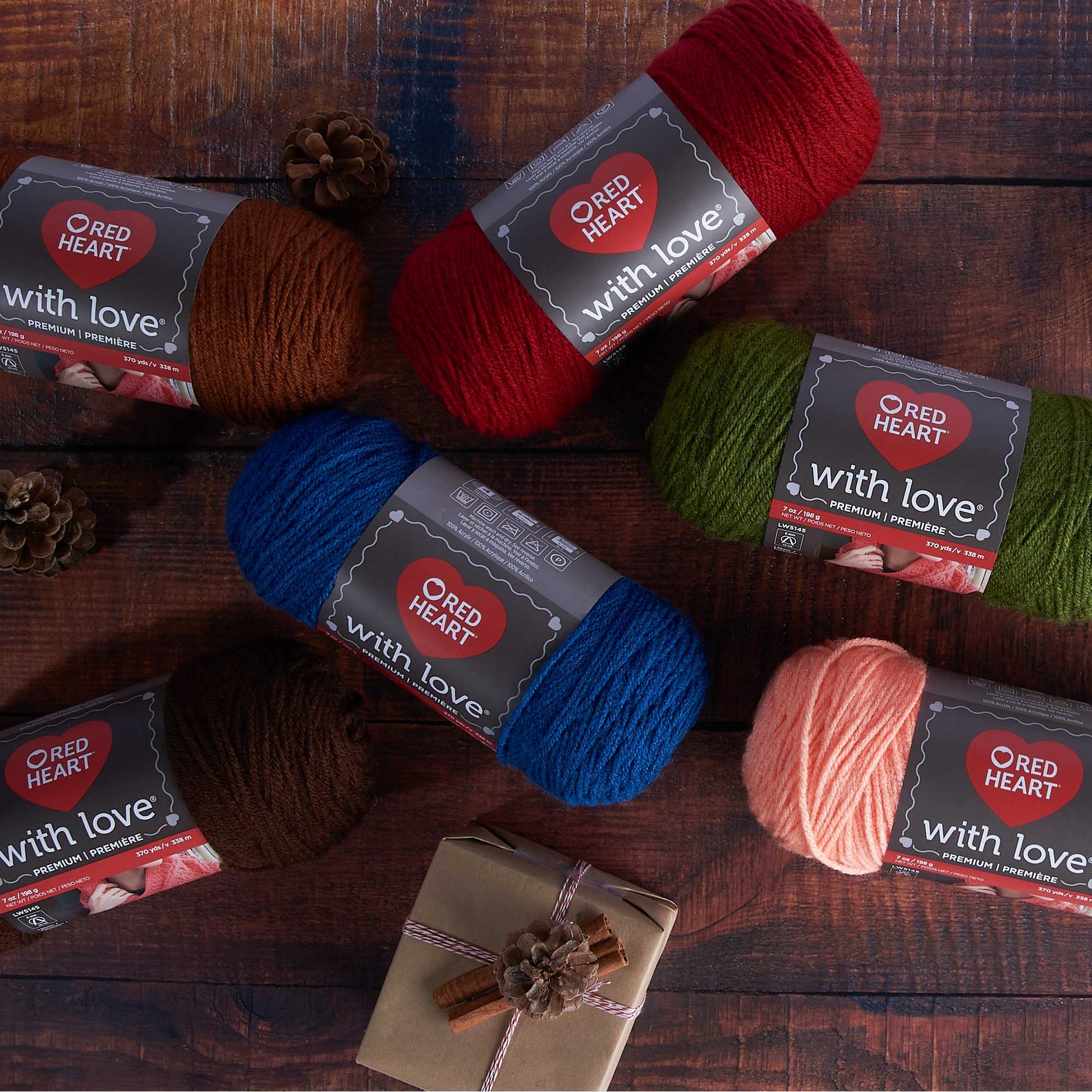 Red Heart With Love Beachy Knitting & Crochet Yarn - Flying Bulldogs, Inc.