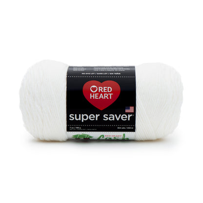 Red Heart Super Saver Yarn White