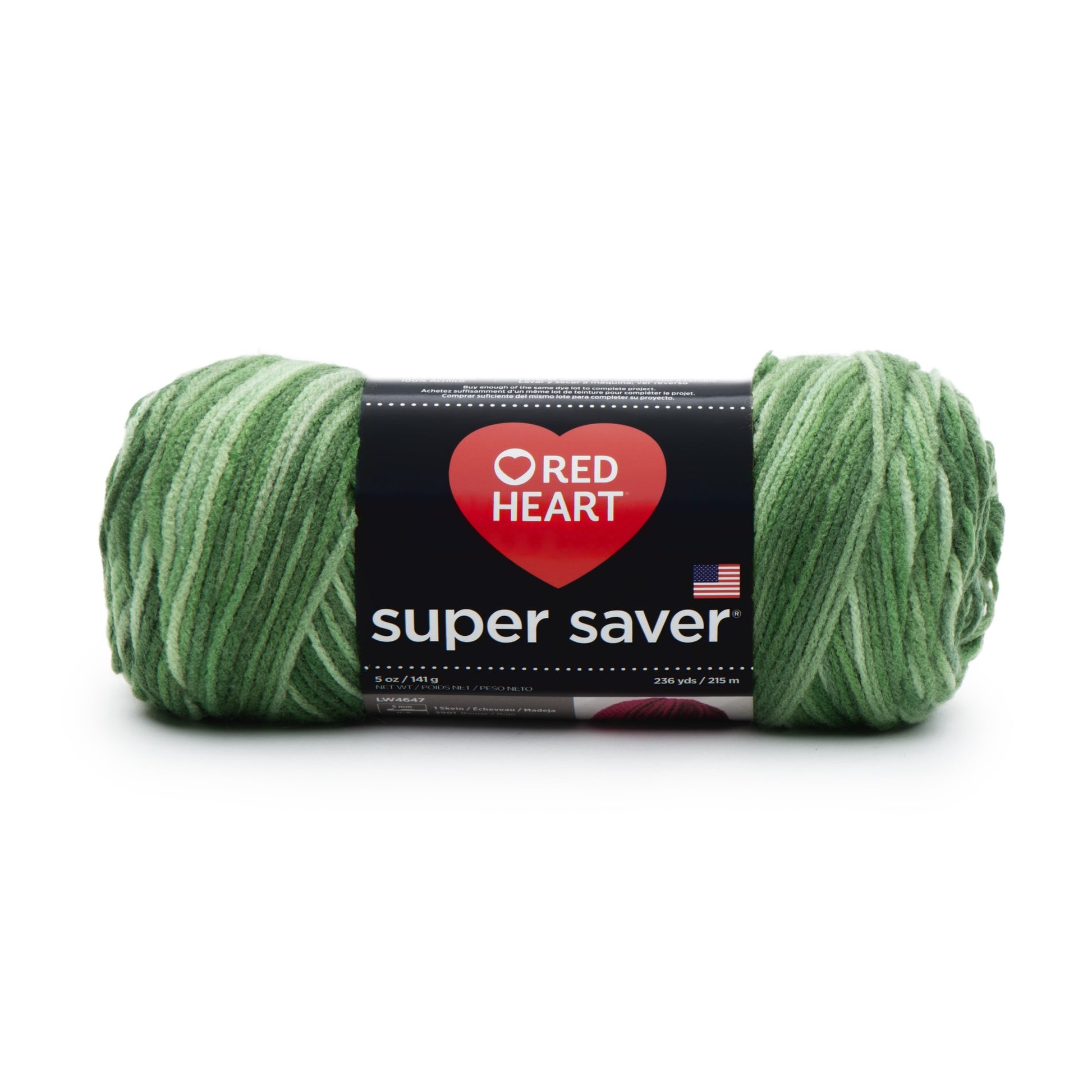 Red Heart Super Saver Yarn Green Tones