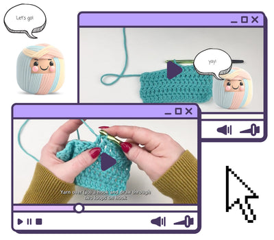 Free Beginner Knitting Crochet Patterns Video Tutorials
