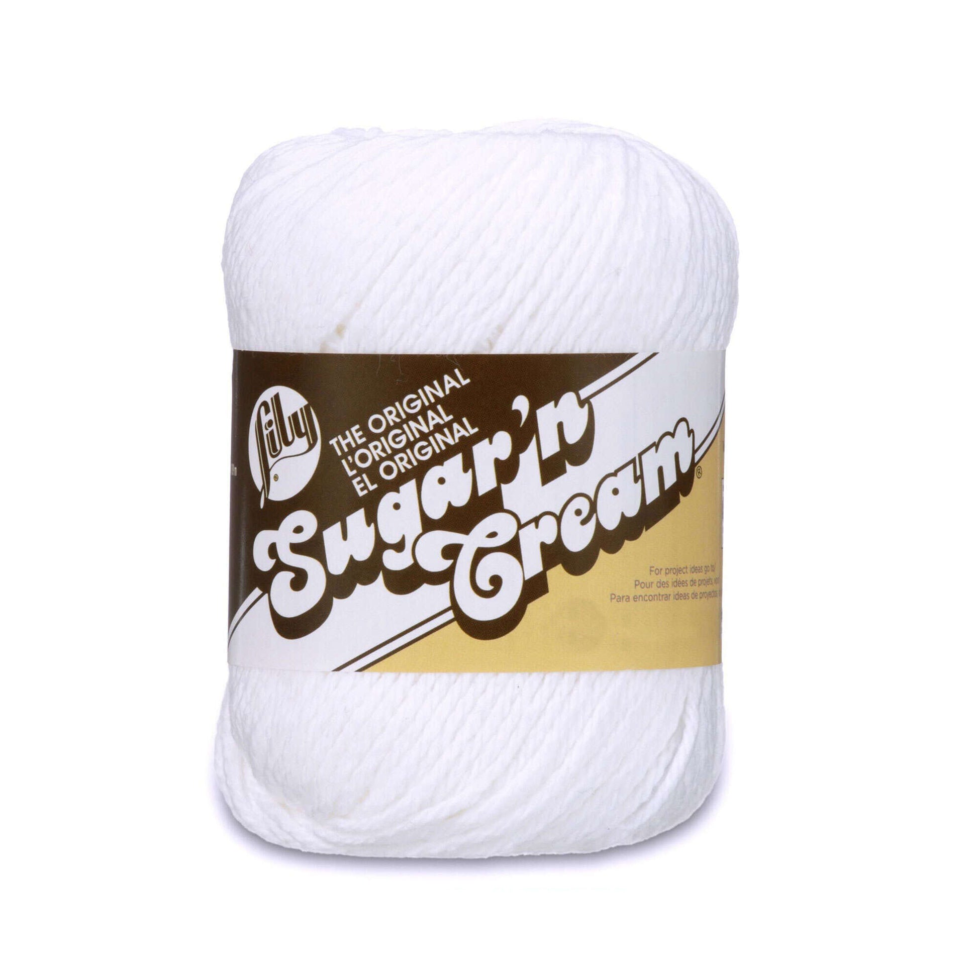 Lily Sugar'n Cream The Original Yarn White