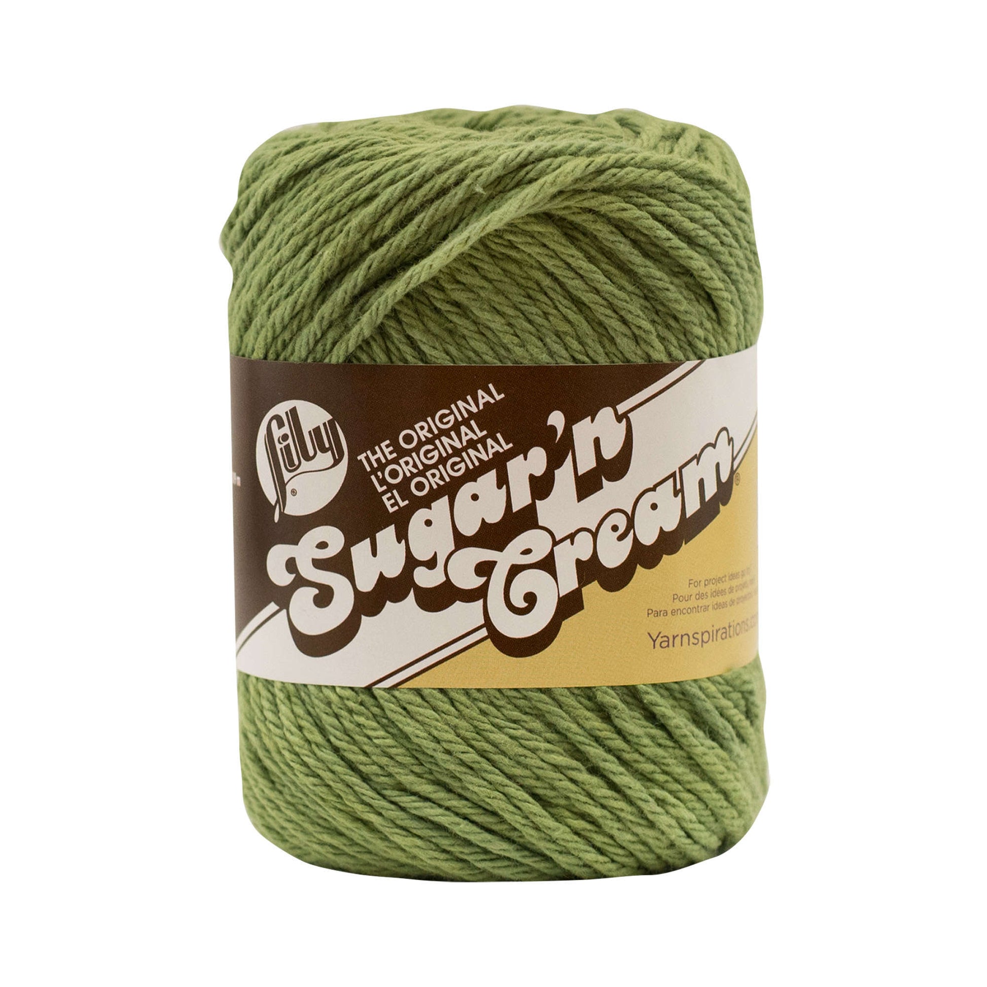 Lily Sugar'n Cream The Original Yarn Sage Green