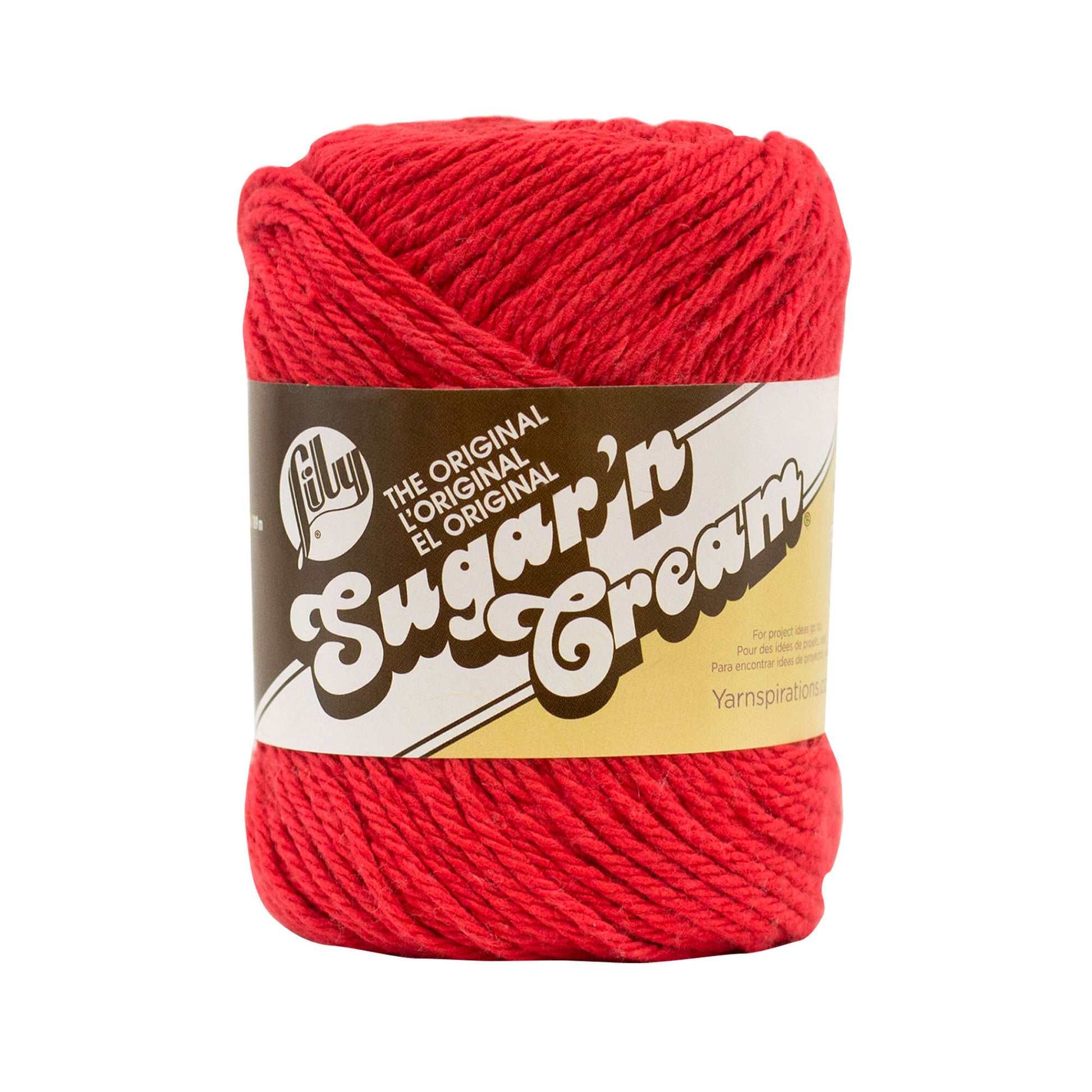 Lily Sugar'n Cream The Original Yarn Red