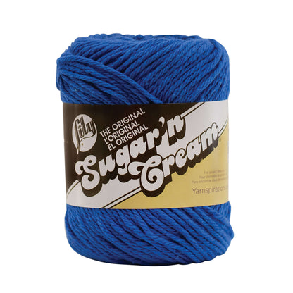 Lily Sugar'n Cream The Original Yarn Dazzle Blue