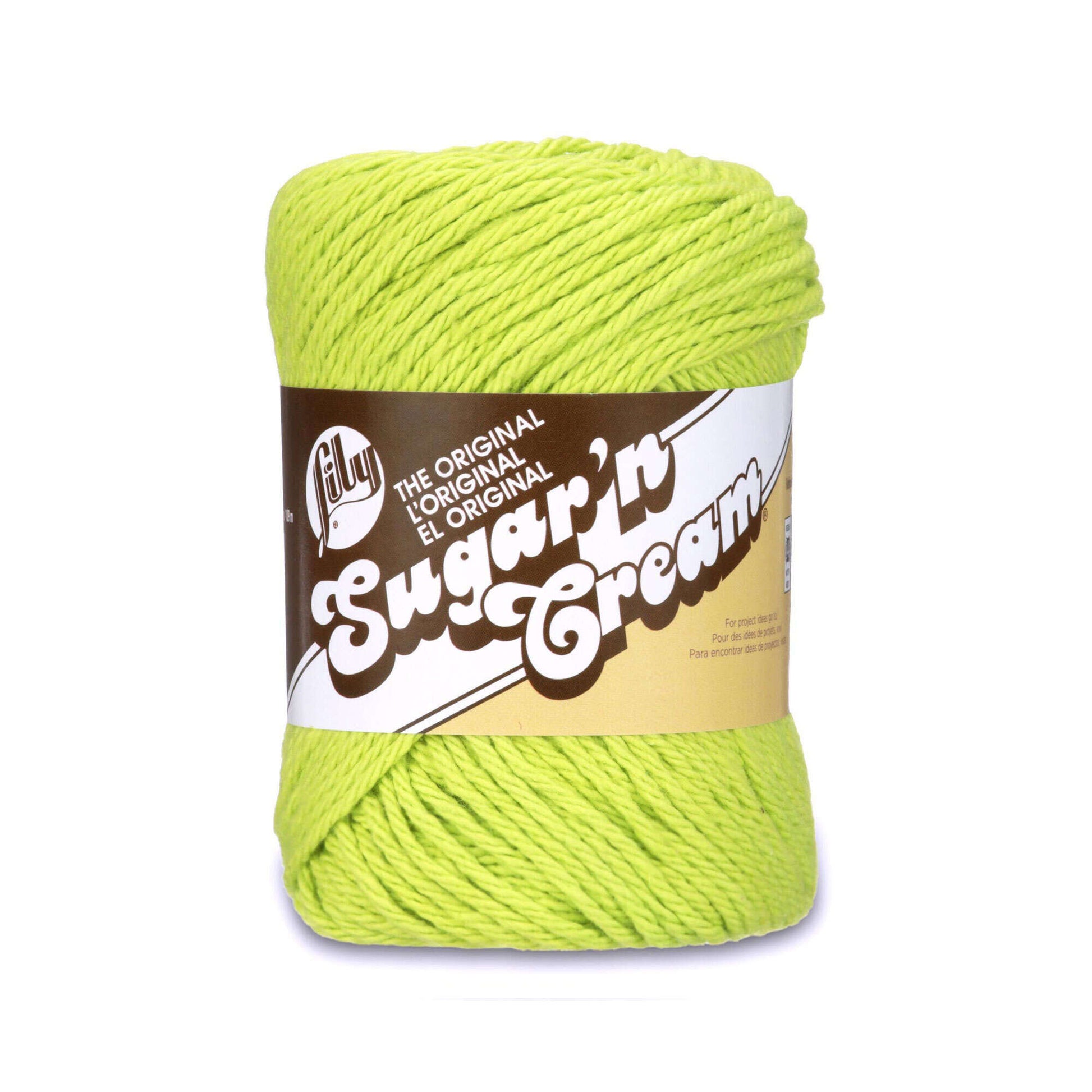 Lily Sugar'n Cream The Original Yarn Hot Green