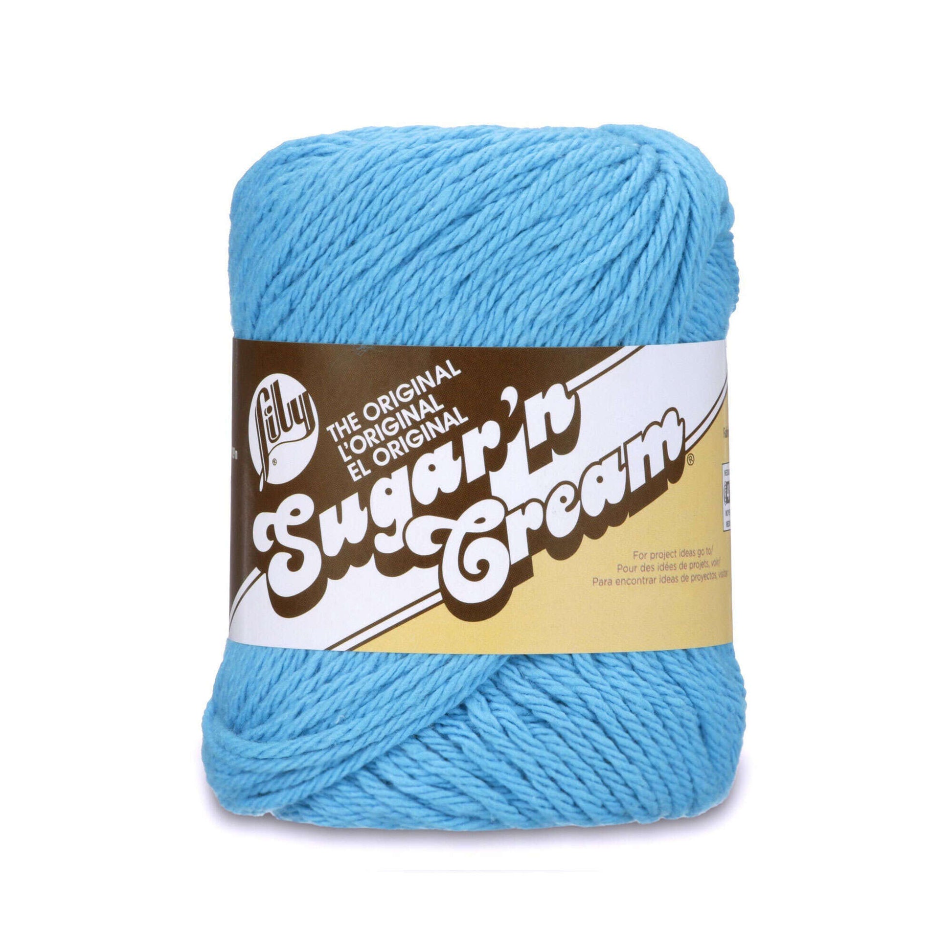 Lily Sugar'n Cream The Original Yarn Hot Blue