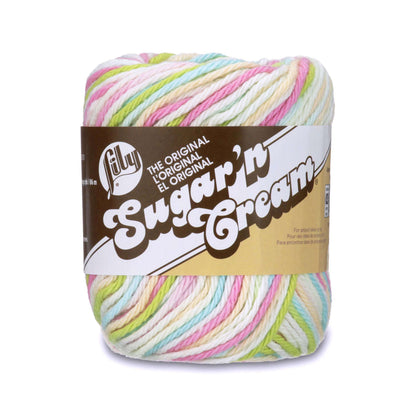 Lily Sugar'n Cream Ombres Yarn - Discontinued Shades Lava Lamp Ombre