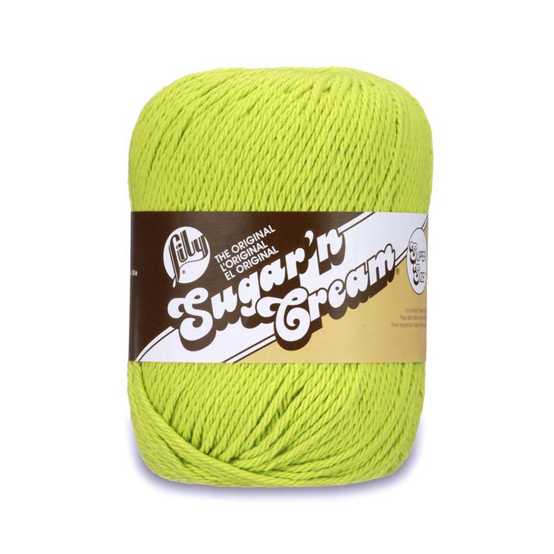 Lily Sugar'n Cream Super Size Yarn Hot Green