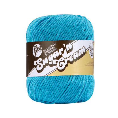 Lily Sugar'n Cream Super Size Yarn - Discontinued Shades Hot Blue