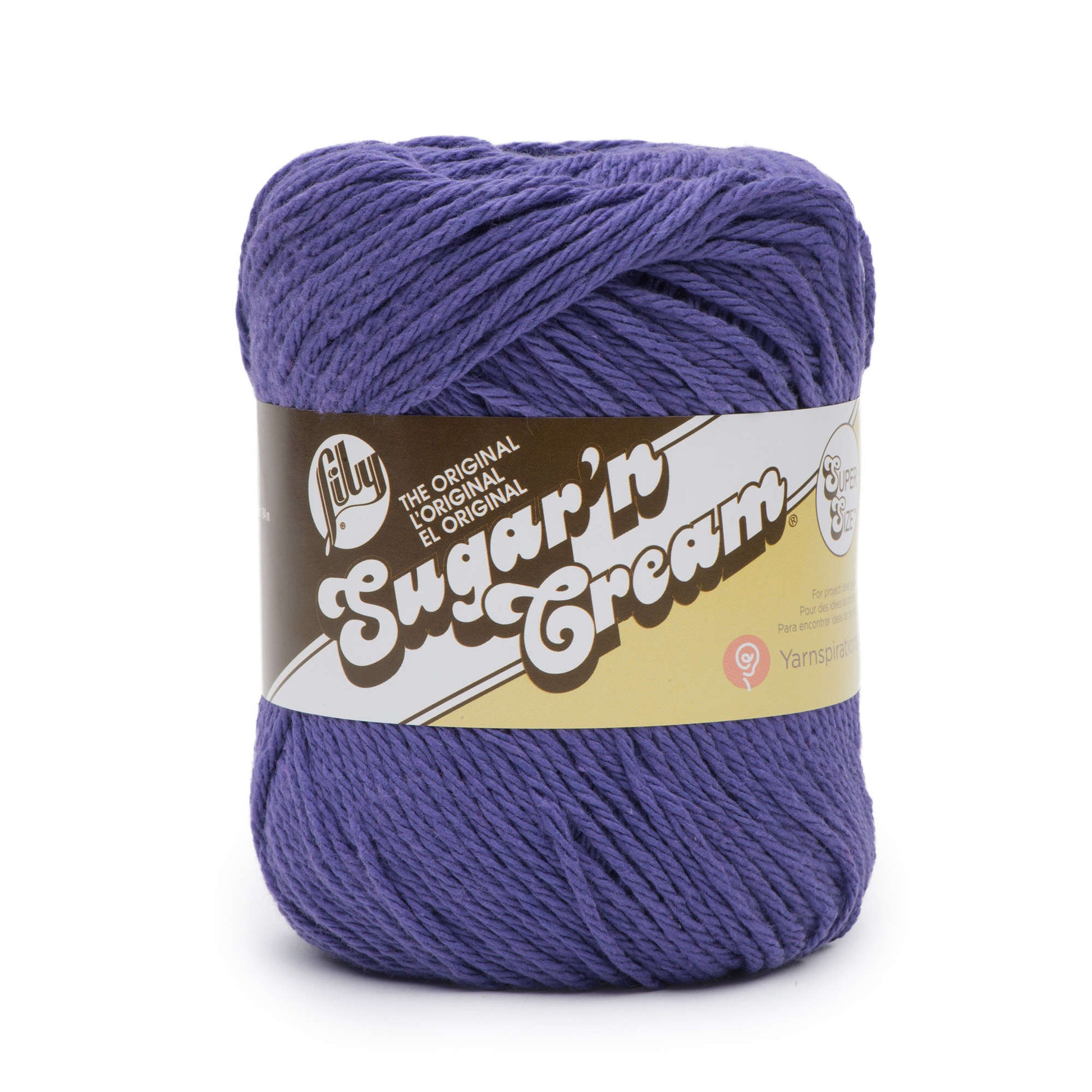 Lily Sugar'n Cream Yarn - Solids Super Size-Hot Pink, 1 count