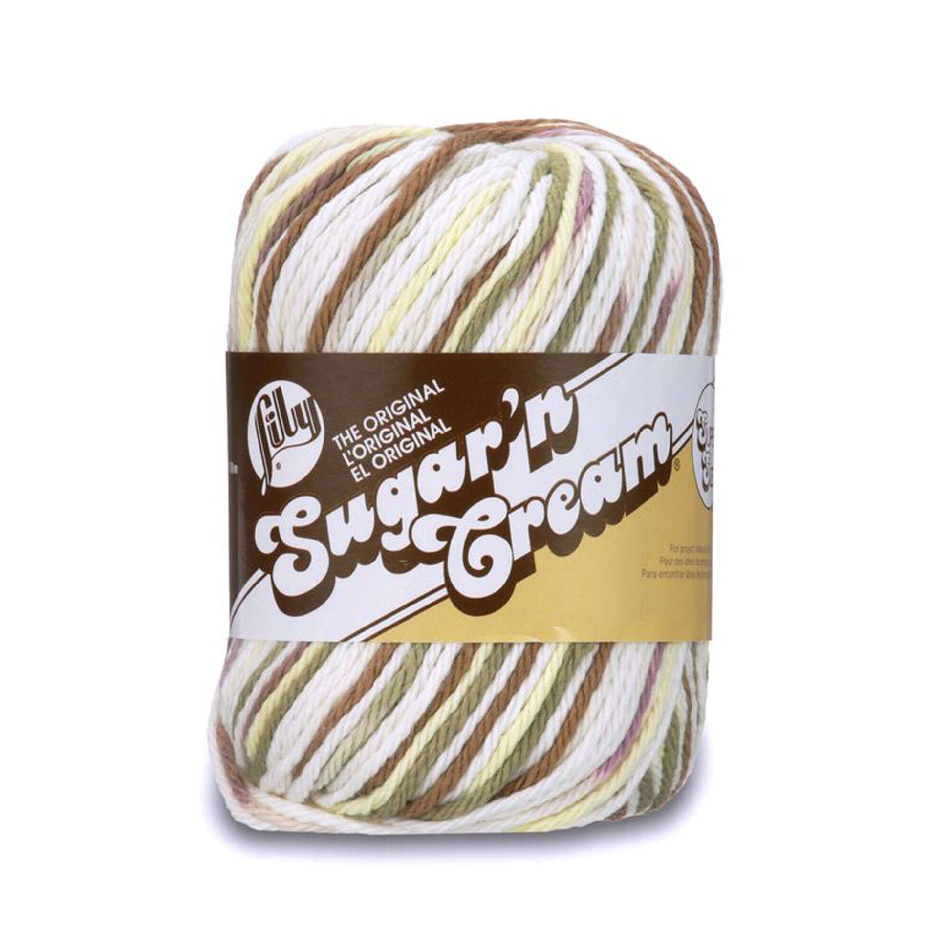 Lily Sugar'n Cream Super Size Ombres Yarn Wooded Moss
