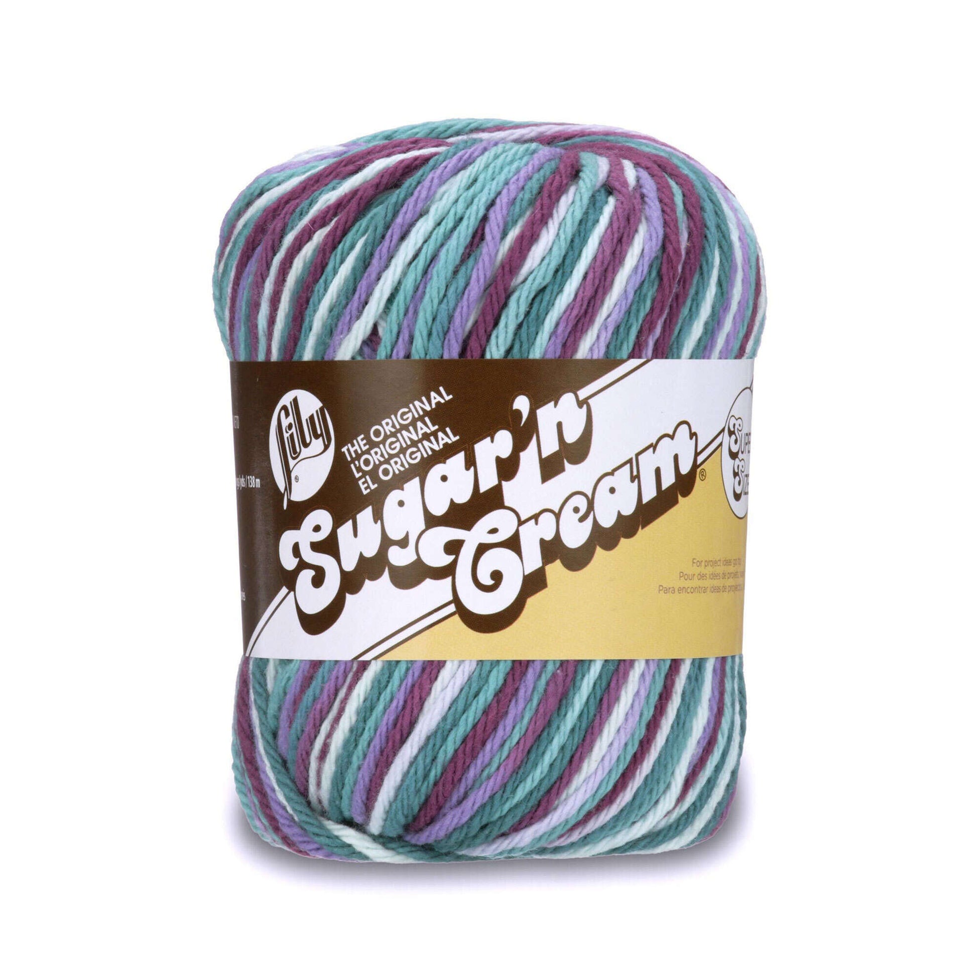 Lily Sugar'n Cream Super Size Ombres Yarn Crown Jewels Ombre