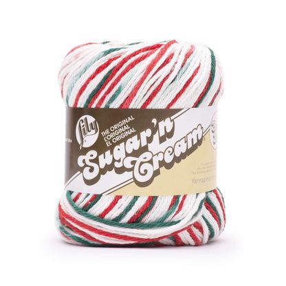 Lily Sugar'n Cream Super Size Ombre Yarn Mistletoe
