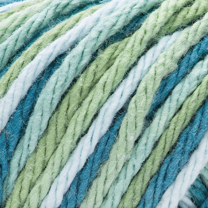 Lily Sugar'n Cream Super Size Ombre Yarn Kelp