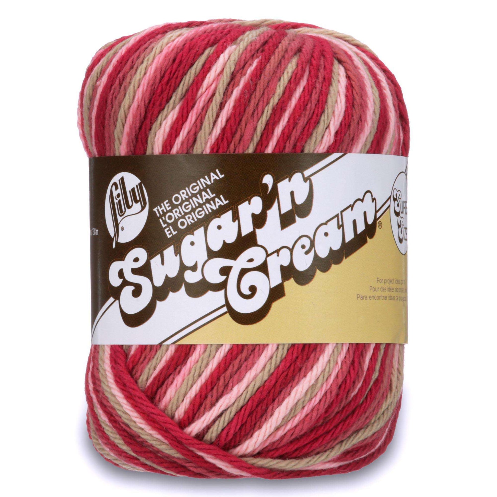 Lily Sugar'n Cream Super Size Ombres Yarn Damask Ombre