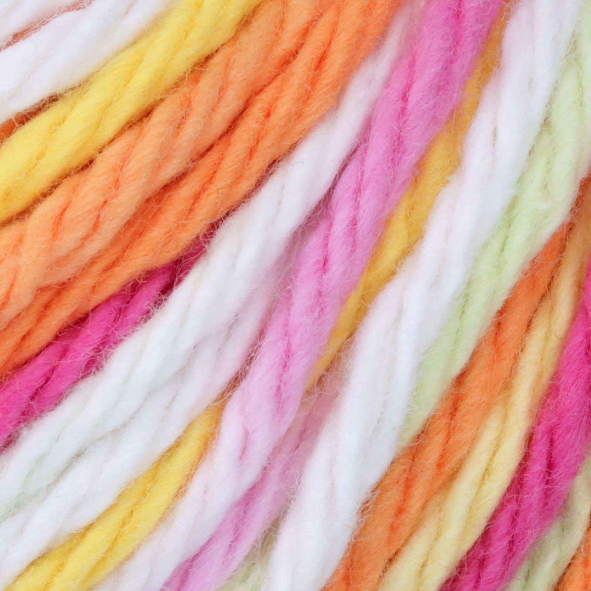 Lily Sugar'n Cream Super Size Ombres Yarn Over the Rainbow