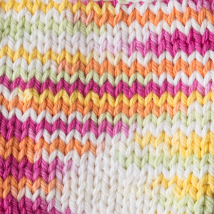Lily Sugar'n Cream Super Size Ombre Yarn Over the Rainbow