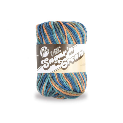 Lily Sugar'n Cream Super Size Ombre Yarn - Discontinued Shades Capri Ombre